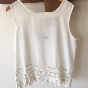 white tank top!
